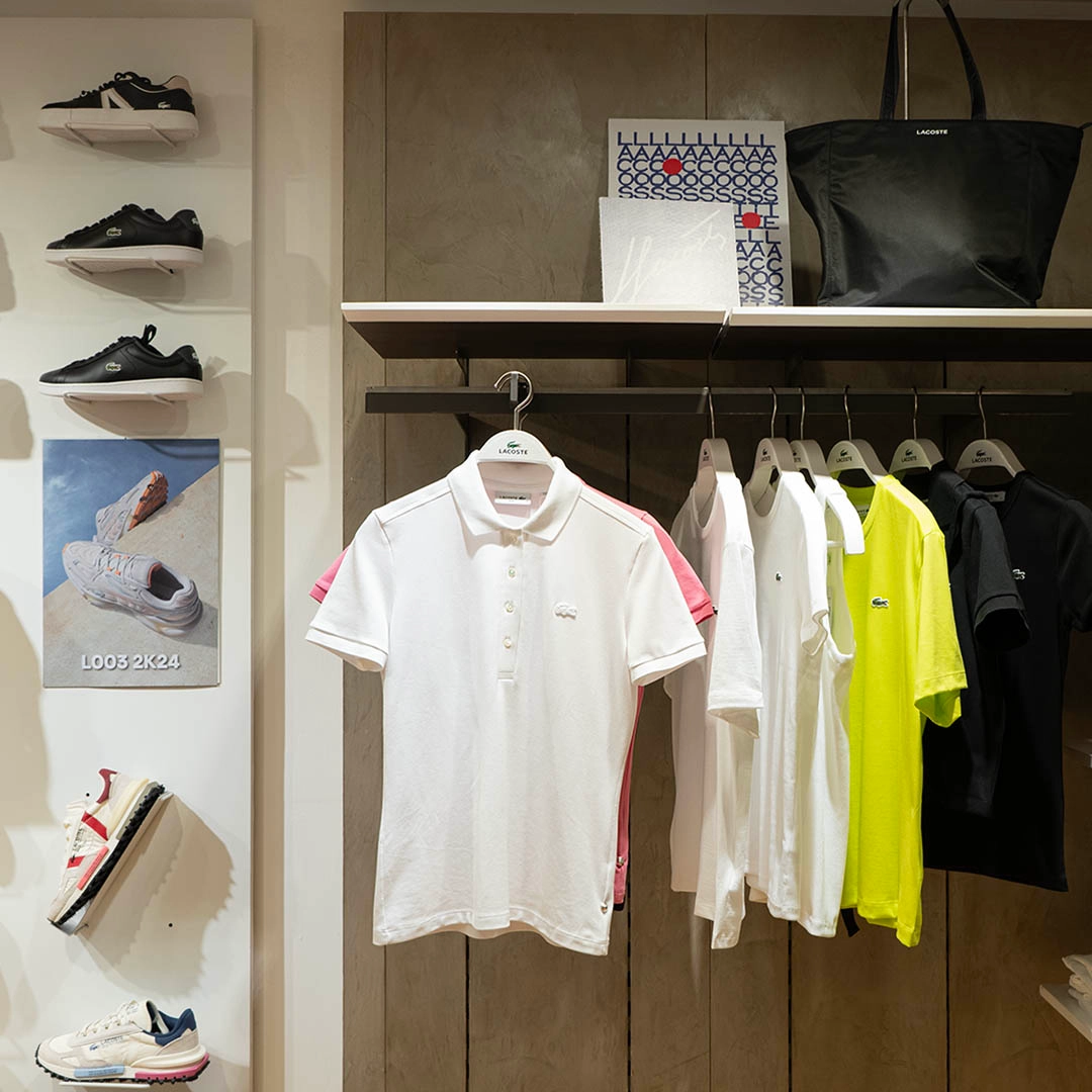 Encontra Lacoste en nuestro centro comercial